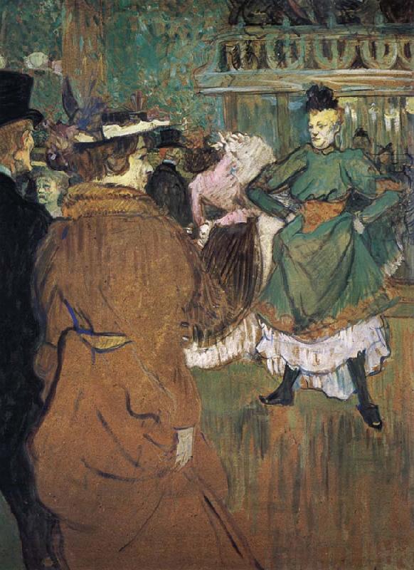 Henri  Toulouse-Lautrec Le Depart du Qua drille au Moulin Rouge China oil painting art